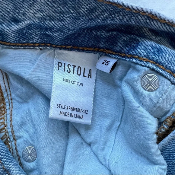 Pistola Ettinger High Rise Distressed Jeans - Picture 7 of 9